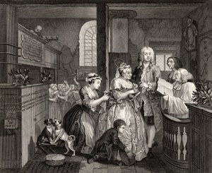 Married to an Old Maid, Plate V from 