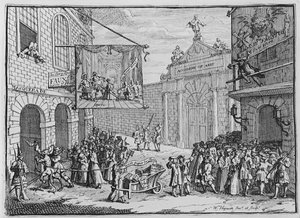 Masquerades and Operas, Burlington Gate, 1724 by William Hogarth
