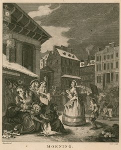 Morning in Covent Garden, London by William Hogarth