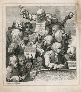 Musicians by William Hogarth