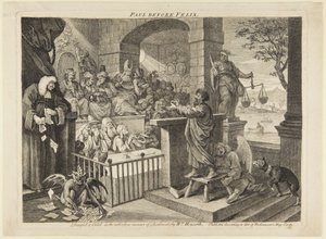 Paul before Felix by William Hogarth