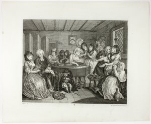 Plate six, from A Harlot