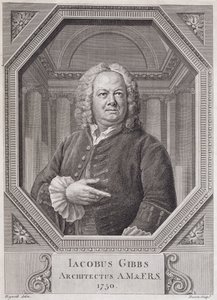 Portrait of James Gibbs from 