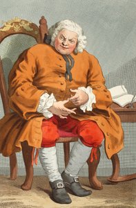 Portrait of Simon Fraser, Lord Lovat, 25 August 1746, illustration from 
