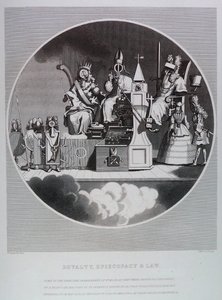 Royalty, Episcopacy and Law by William Hogarth