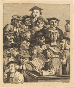 Scholars at a Lecture by William Hogarth