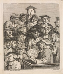 Scholars at a Lecture by William Hogarth