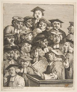 Scholars at a Lecture by William Hogarth