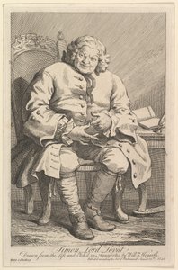 Simon Lord Lovat, 1746 by William Hogarth