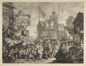Southwark Fair by William Hogarth