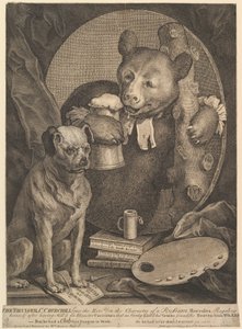 The Bruiser (Caricature of Charles Churchill) by William Hogarth