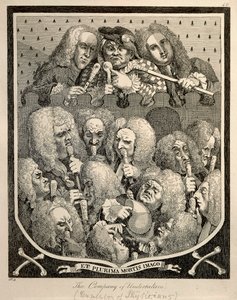 The Company of Undertakers by William Hogarth