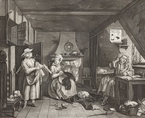 The Distressed Poet. 1736/40