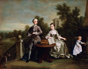 The Edwards Hamilton Family by William Hogarth