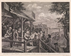 The Election, Plate 3: “The Polling” by William Hogarth