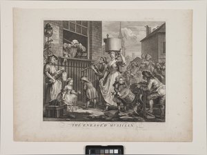 The Enraged Musician by William Hogarth