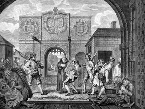 The Gates of Calais by William Hogarth by William Hogarth