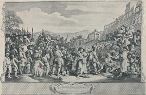 The Idle Prentice Executed at Tyburn from the Industry and Idleness Series, 1747 by William Hogarth