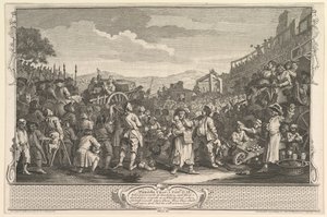 The Idle Prentice Executed at Tyburn (Industry and Idleness, plate 11) by William Hogarth