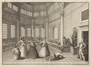 The Inside of a Mosque by William Hogarth