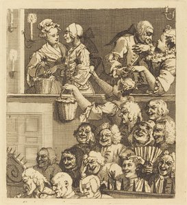 The Laughing Audience by William Hogarth