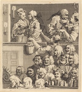 The Laughing Audience by William Hogarth