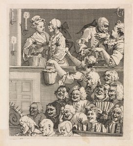 The Laughing Audience by William Hogarth