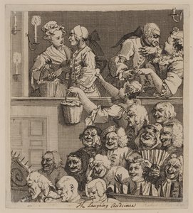 The Laughing Audience by William Hogarth