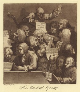 The Musical Group by William Hogarth
