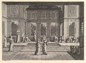 The Seraglio (Aubry de La Mottrayes Travels) by William Hogarth