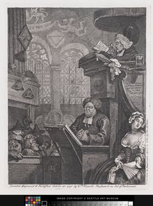 The Sleeping Congregation by William Hogarth