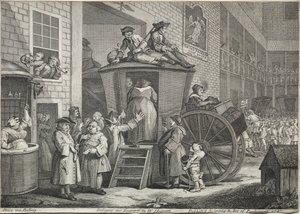 The Stage Coach by William Hogarth