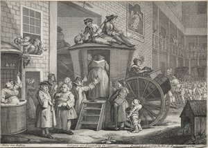 The Stage Coach, 1747 by William Hogarth