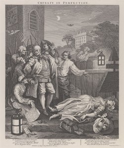 The Third Stage of Cruelty: Cruelty in Perfection by William Hogarth