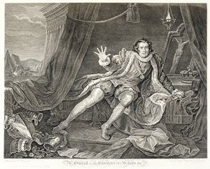 The Actor David Garrick in the Role of Richard III by William Hogarth