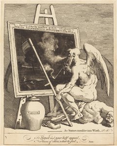 Time Smoking a Picture by William Hogarth