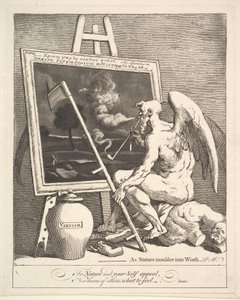 Time Smoking a Picture by William Hogarth