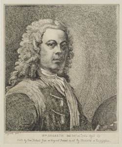 William Hogarth, engraved by Samuel Ireland, c.1786 by William Hogarth