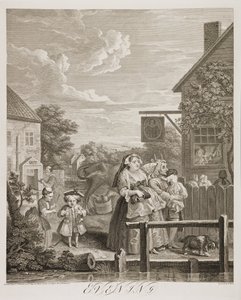 Four Times of the Day: Evening by William Hogarth