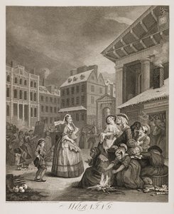 Four Times of the Day: Morning by William Hogarth