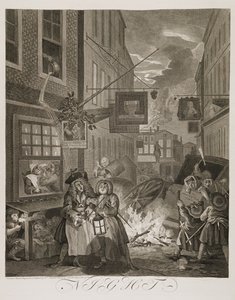 Four Times of the Day: Night by William Hogarth