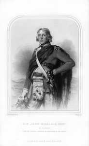 Sir John Sinclair of Ulbster, Scottish Politician, Lawyer and Agricultural Reformer by William Holl