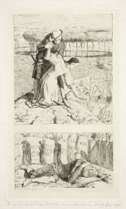My Beautiful Lady (top); Of My Lady in Death (bottom), frontispiece to The Germ, No. 1