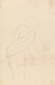 Sketch of a Woman (Study for Isabella and the Pot of Basil) by William Holman Hunt