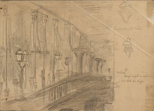 Study of London Bridge, 1863 by William Holman Hunt