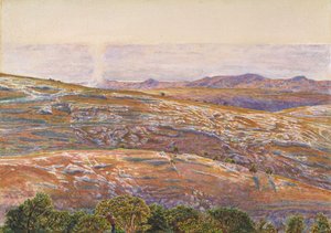 The Dead Sea from Siloam, 1861 by William Holman Hunt