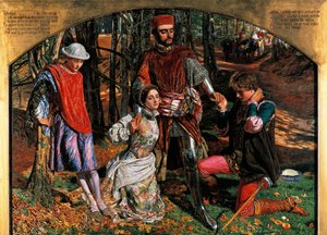 Valentino Saving Silvia from Proteus by William Holman Hunt