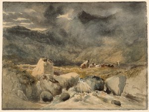 Moel Siabod, North Wales by William James (after) Muller