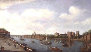 View of the Thames at Lambeth Palace, c.1770