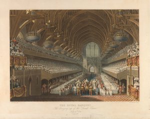 The Royal Banquet - 19th July 1821 by William James Bennett